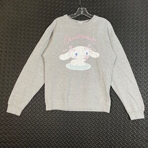 Cinnamoroll Gray Crewneck Sweatshirt Delta Fleece Adult Small‎ S Anime Kawaii